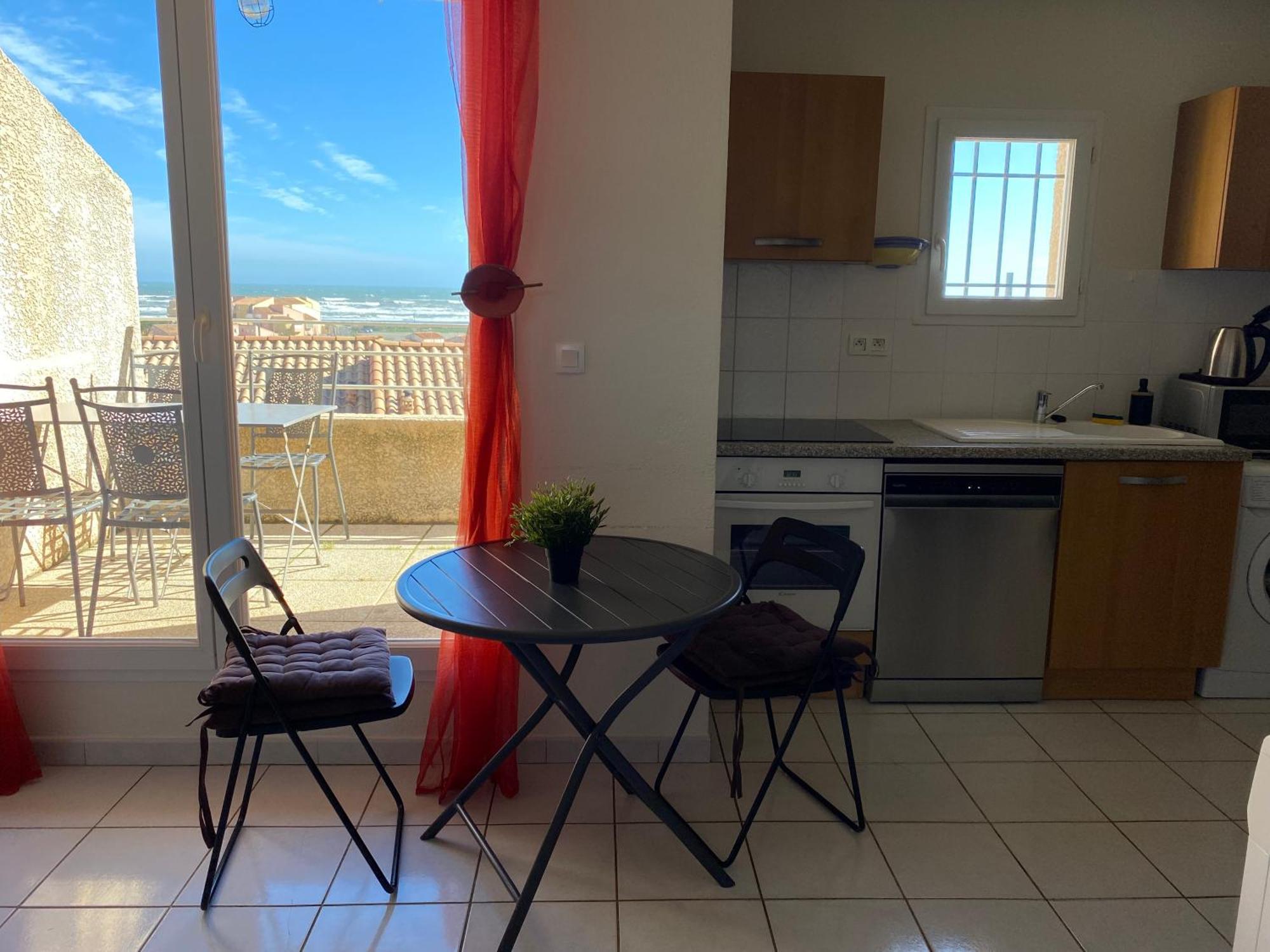 T3 Vue Mer Et Plage, Avec Wifi Et Parking Saint-Pierre-la-Mer  Zewnętrze zdjęcie